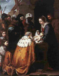 mur Adoration of the Magi Art A4 Photo Print