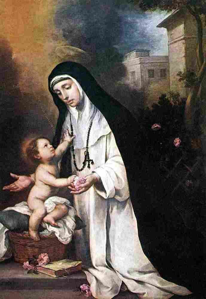 mur Saint Rose of Lima Art A4 Photo Print
