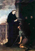 mur Saint Thomas of Villanueva Distributing Alms Art A4 Photo Print