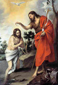 mur The Baptism of Christ Art A4 Photo Print