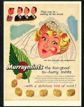 murray mints bride 1950s Advert A4 Photo Print