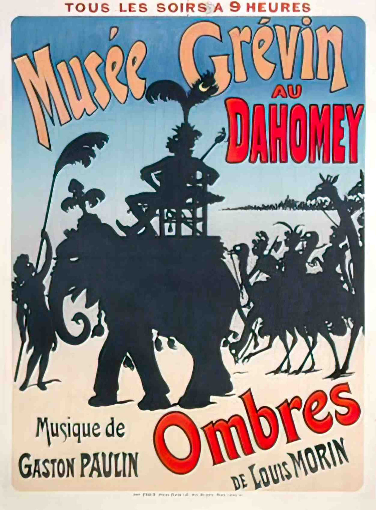 musee grevin dahomey Advert A4 Photo Print
