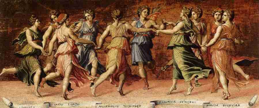 muses 2 Art A4 Photo Print