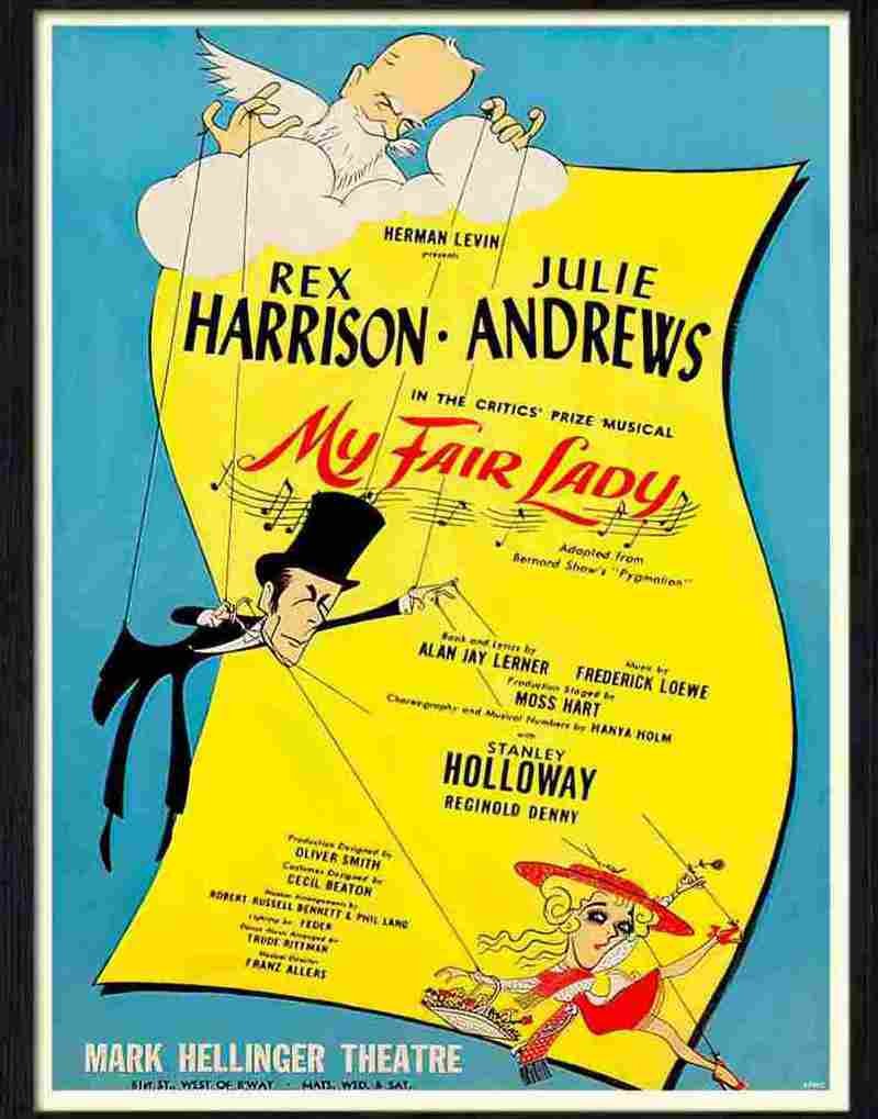 my fair lady theatre poster Advert A4 Photo Print