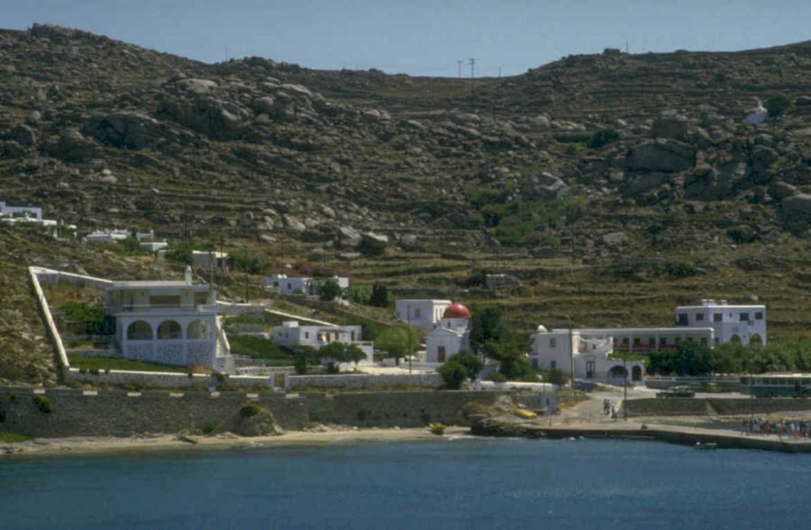 mykonos greece summer 1980s 1990s A4 Photo Print
