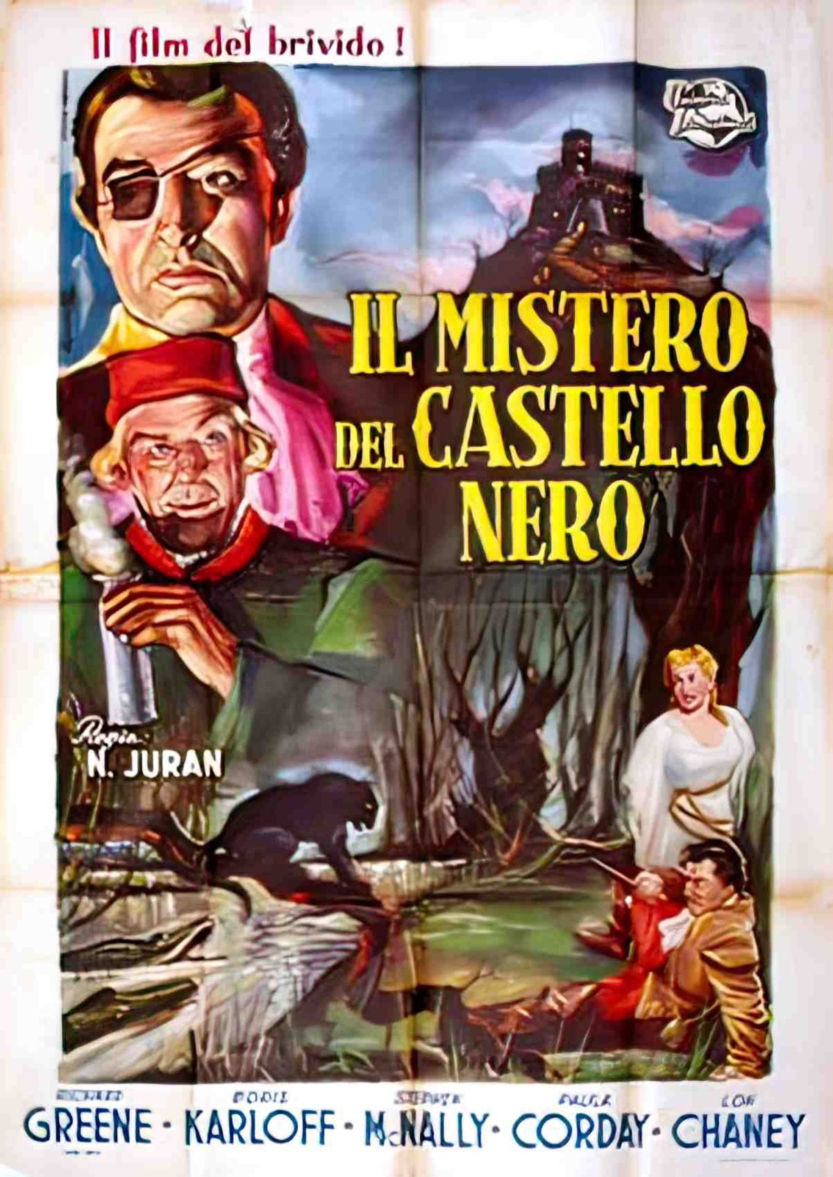 mystere chateau noir ital 4 Advert A4 Photo Print