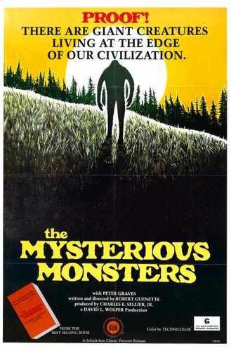 mysterious monsters  01 film star poster A4 Photo Print
