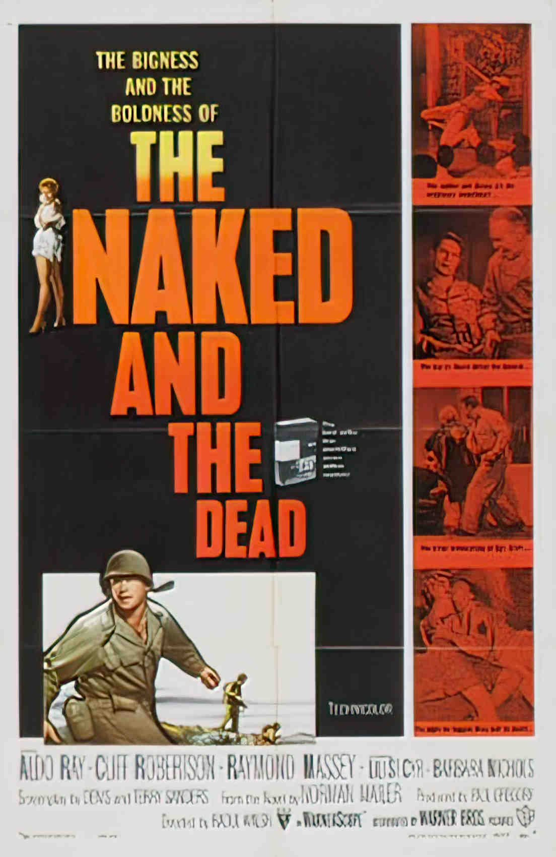 naked and the dead us 1sh Advert A4 Photo Print