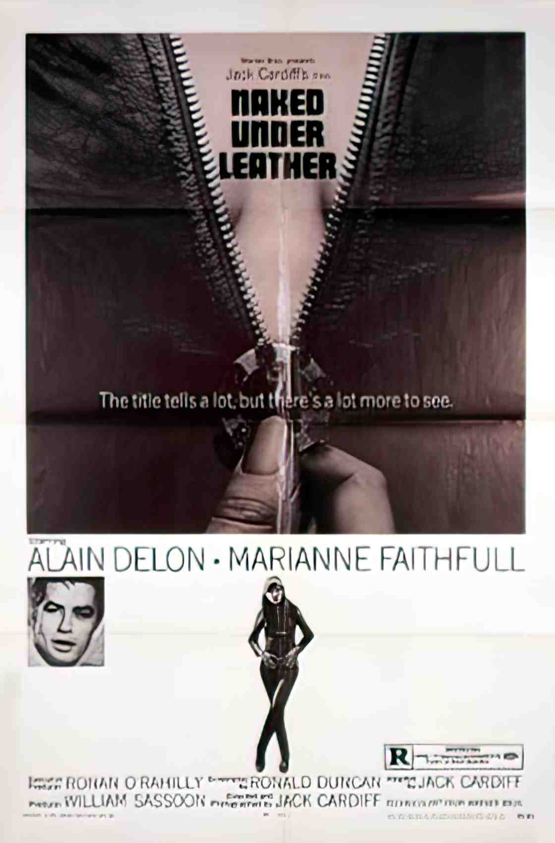 naked under leather us 1sh Advert A4 Photo Print