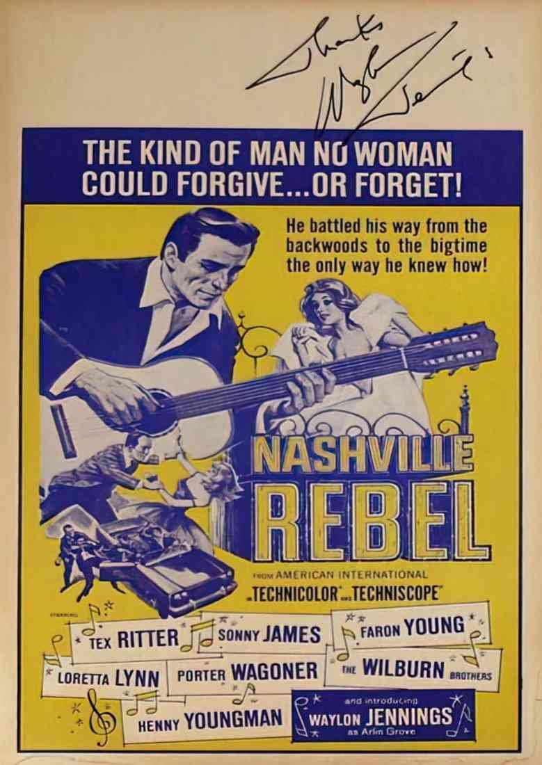 nashville rebel poster A4 Photo Print
