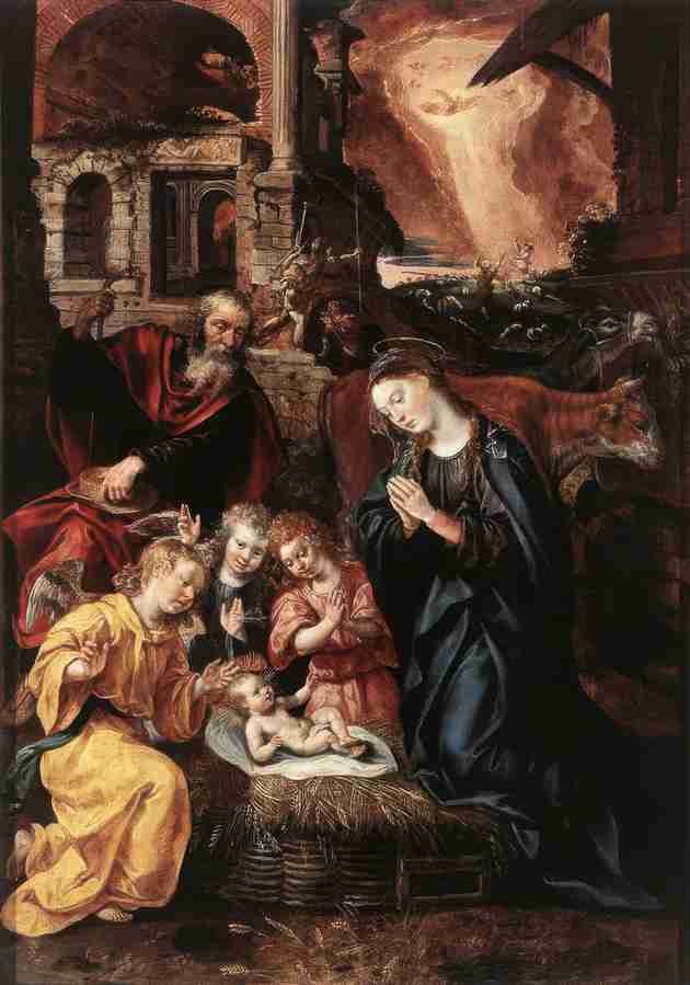 nativity 60 Art A4 Photo Print