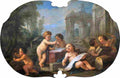 natoire allegory architecture Art A4 Photo Print