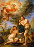 natoire the expulsion from paradise Art A4 Photo Print