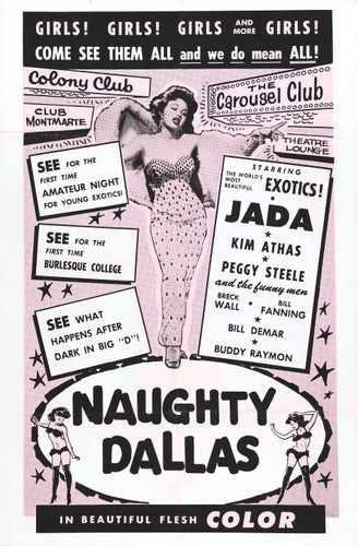 naughty dallas  01 film star poster A4 Photo Print