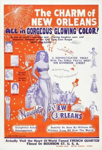 naughty new orleans  02 film star poster A4 Photo Print