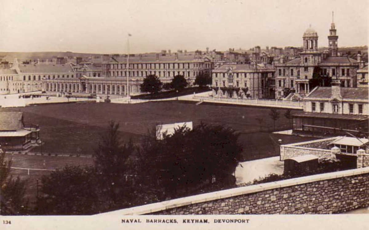 naval barracks keyhamVintage 1880s 1900s A4 Photo Print