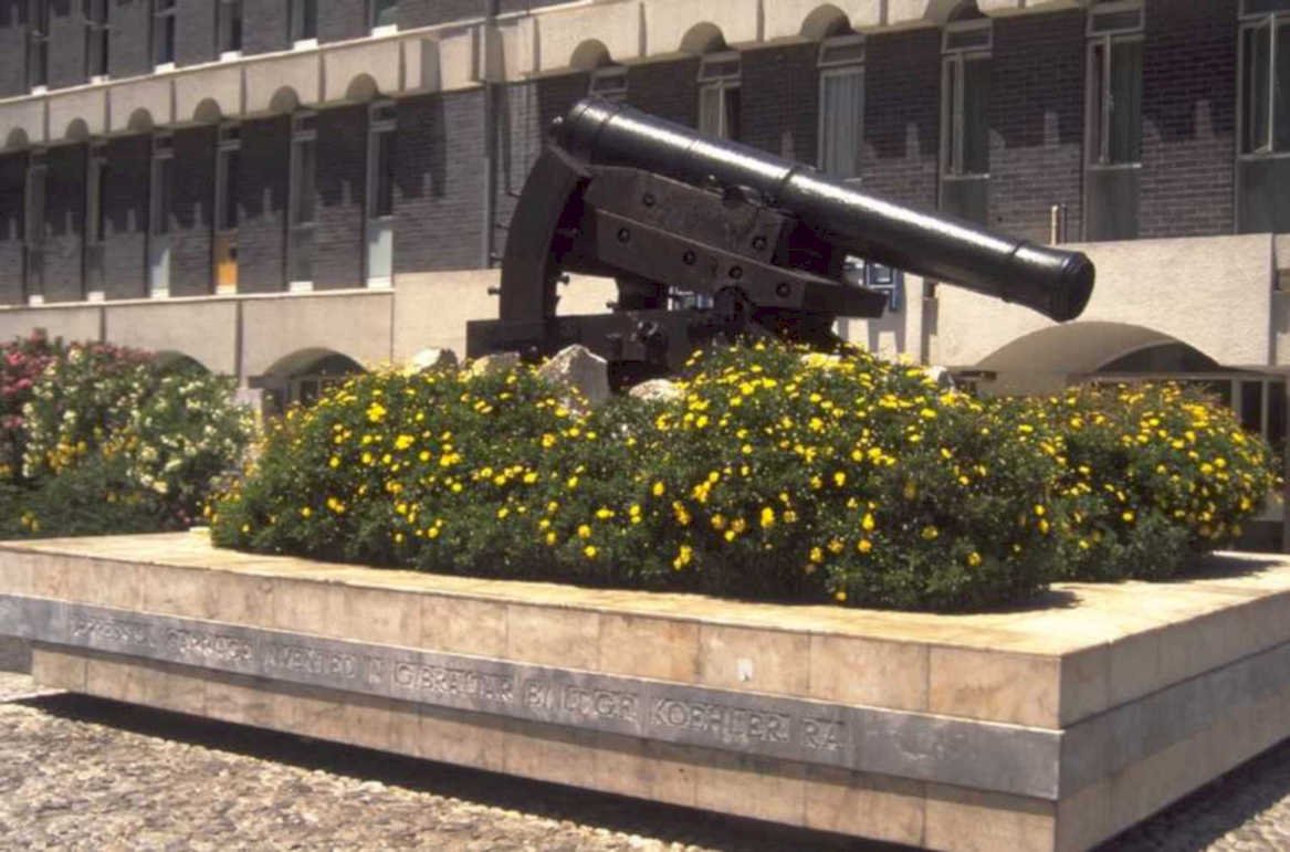 naval cannon gibraltar 1980s 1990s A4 Photo Print