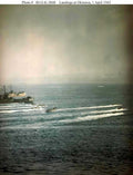 naval landing okinawa Vintage world war A4 Photo Print