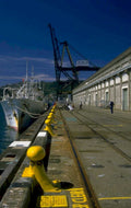 naval ship docking 2 1980s 1990s A4 Photo Print