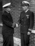 navy commissioning history Vintage world war A4 Photo Print