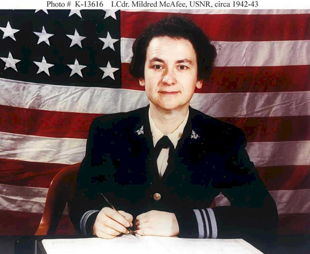 navy officer mccafee Vintage world war A4 Photo Print