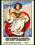 navy poster kenyon cox 1914 1918 Advert A4 Photo Print
