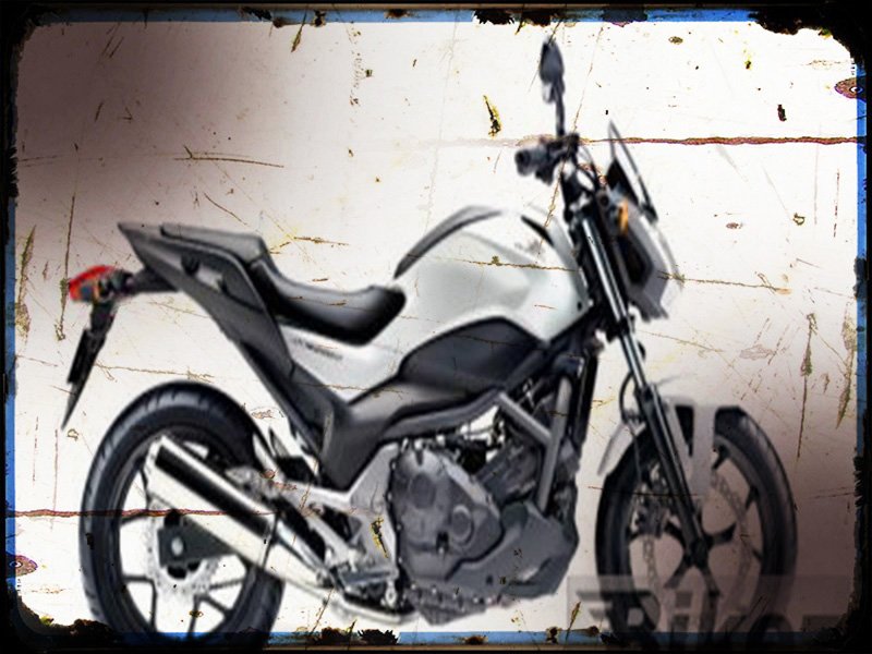 nc750s A4 Photo Print Motorbike Vintage Aged