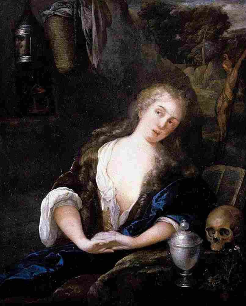 neg penitent magdalene Art A4 Photo Print