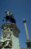 nelson statue trafalgar 1980s 1990s A4 Photo Print