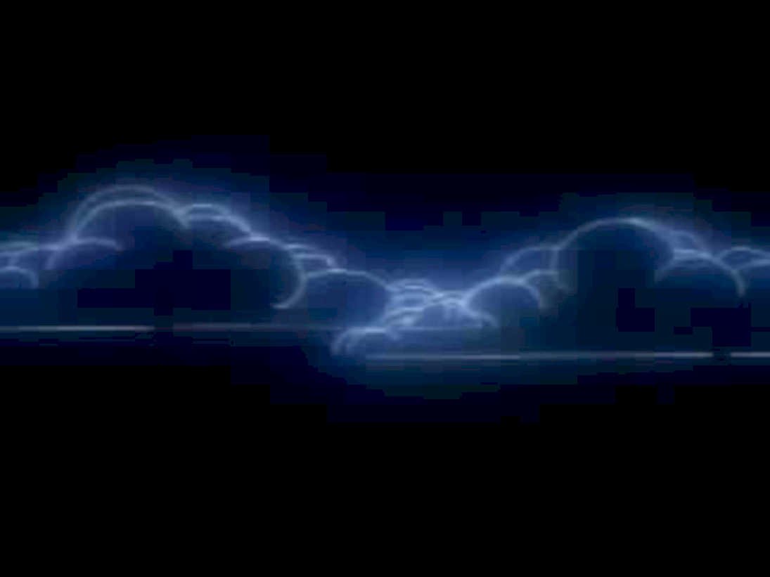 neon cloudscape city1980s 1990s A4 Photo Print