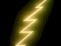 neon lightning bolt 21980s 1990s A4 Photo Print