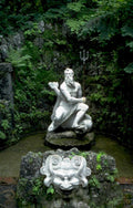 neptune fountain trident 1980s 1990s A4 Photo Print