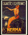 nerma cigarette poster gaspar camps 1924 Advert A4 Photo Print
