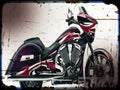 ness magnum A4 Photo Print Motorbike Vintage Aged