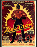 neutron mexican wrestler Advert A4 Photo Print