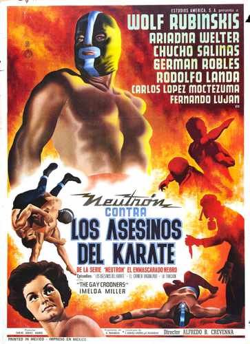 neutron vs karate assassins  01 film star poster A4 Photo Print