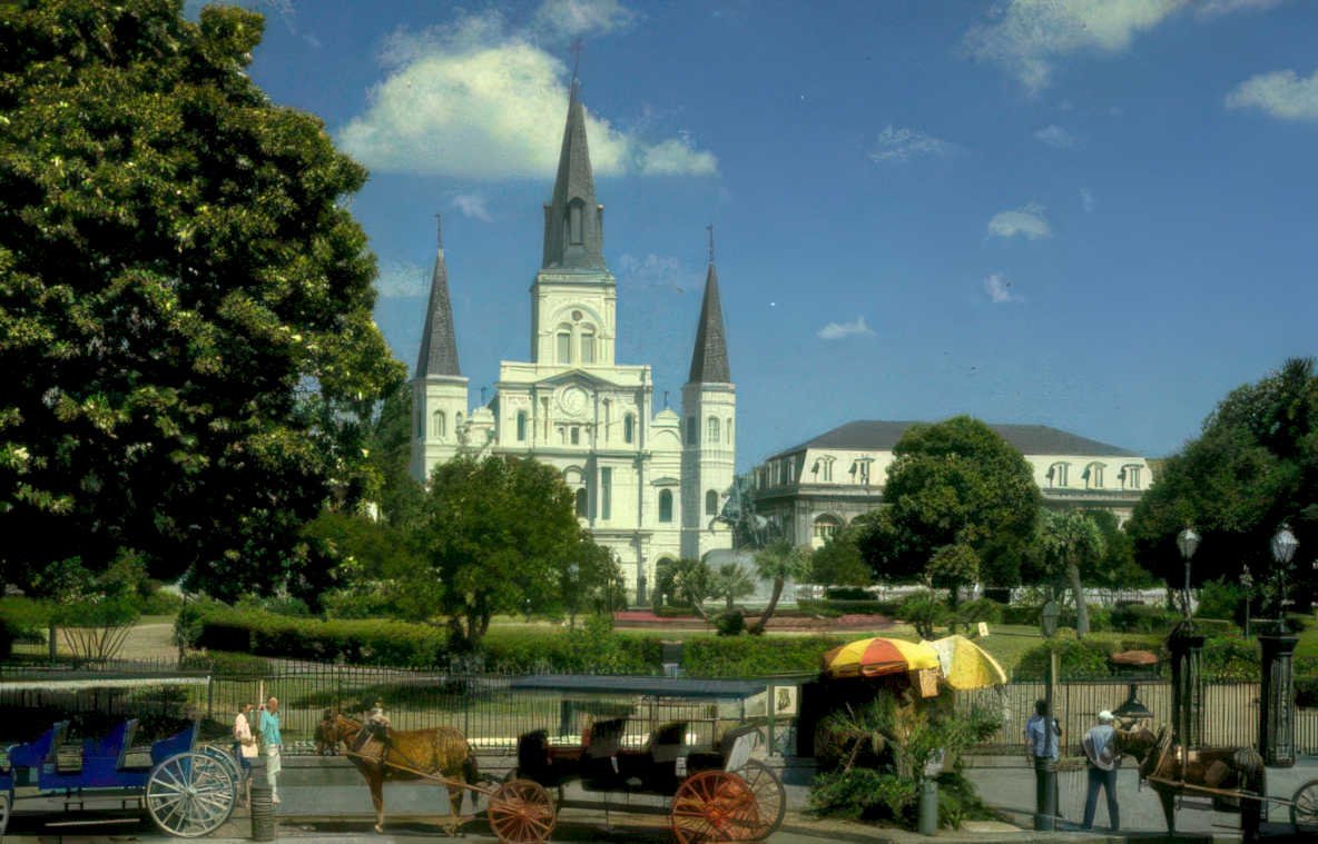 new orleans jackson Vintage A4 Photo Print