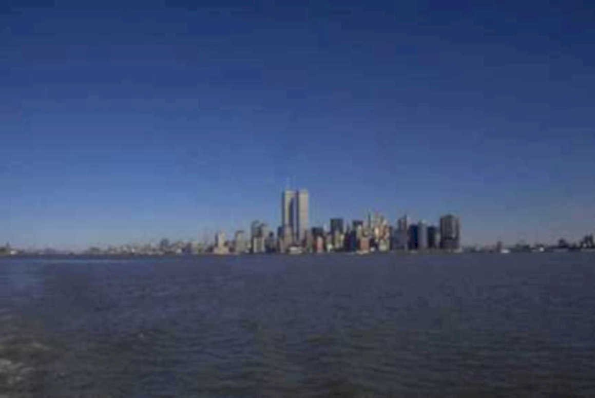 new york skyline 1980s 1990s A4 Photo Print