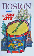 new york twa david klein 1960 6 Advert A4 Photo Print