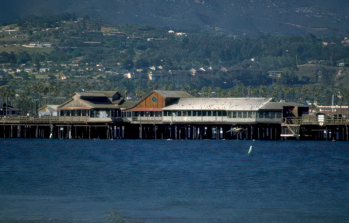 newport pier waterfront Vintage A4 Photo Print