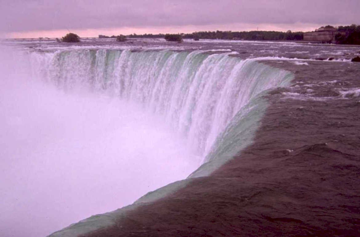 niagara falls sunrise 1980s 1990s A4 Photo Print