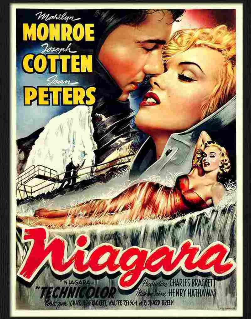 niagara marilyn monroe movie poster Advert A4 Photo Print
