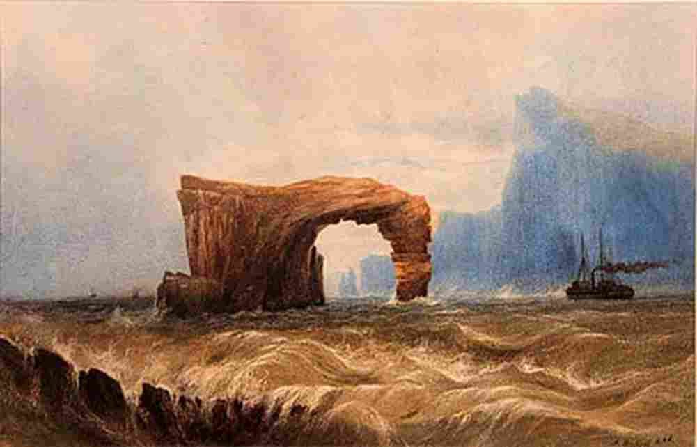 nich Steamer off Staffa Art A4 Photo Print