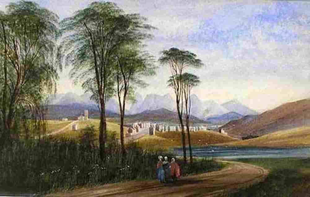 nich The Twelve Pins of Connemara from beyond Roundstone Art A4 Photo Print