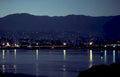 night city coast Vintage A4 Photo Print