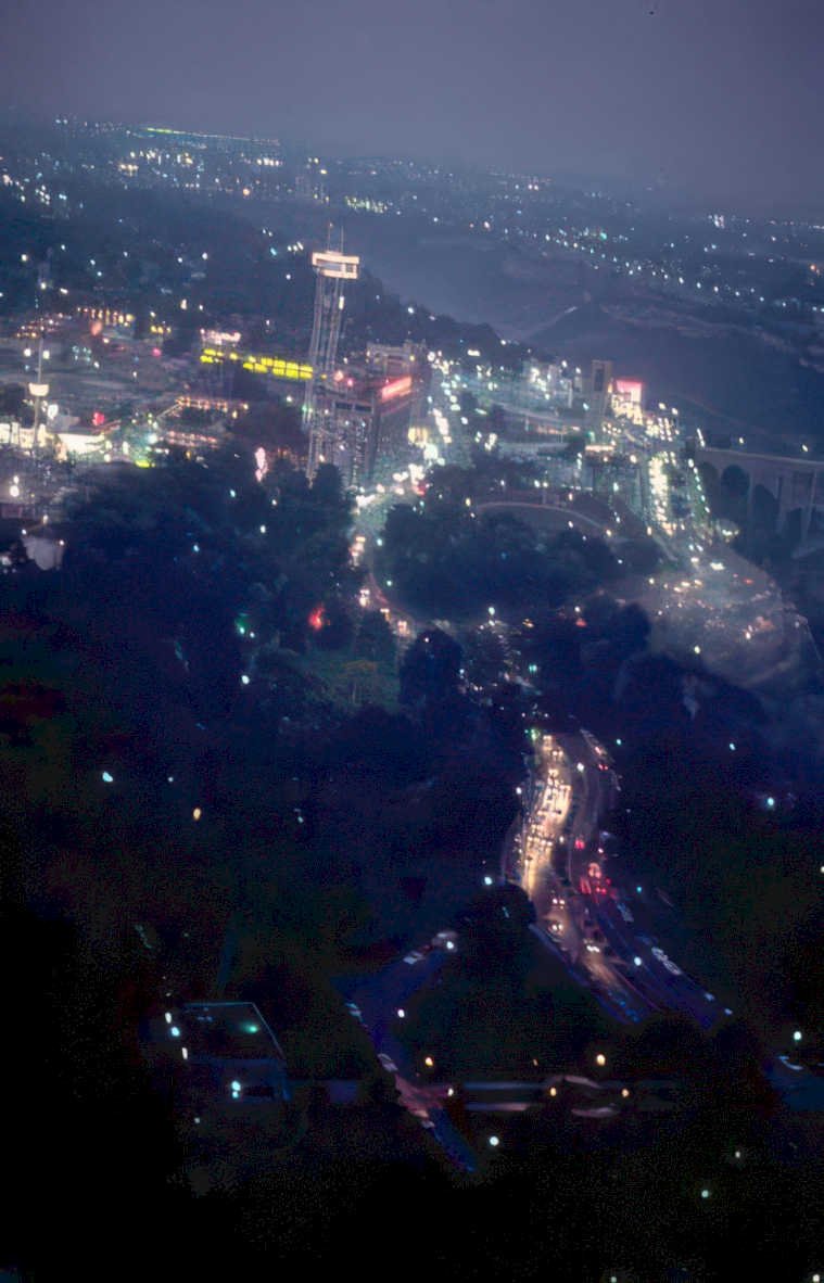 night cityscape delhi Vintage A4 Photo Print