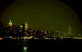 night cityscape empire Vintage A4 Photo Print