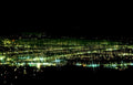 night cityscape lights 2 Vintage A4 Photo Print