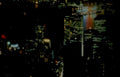 night cityscape lights Vintage A4 Photo Print