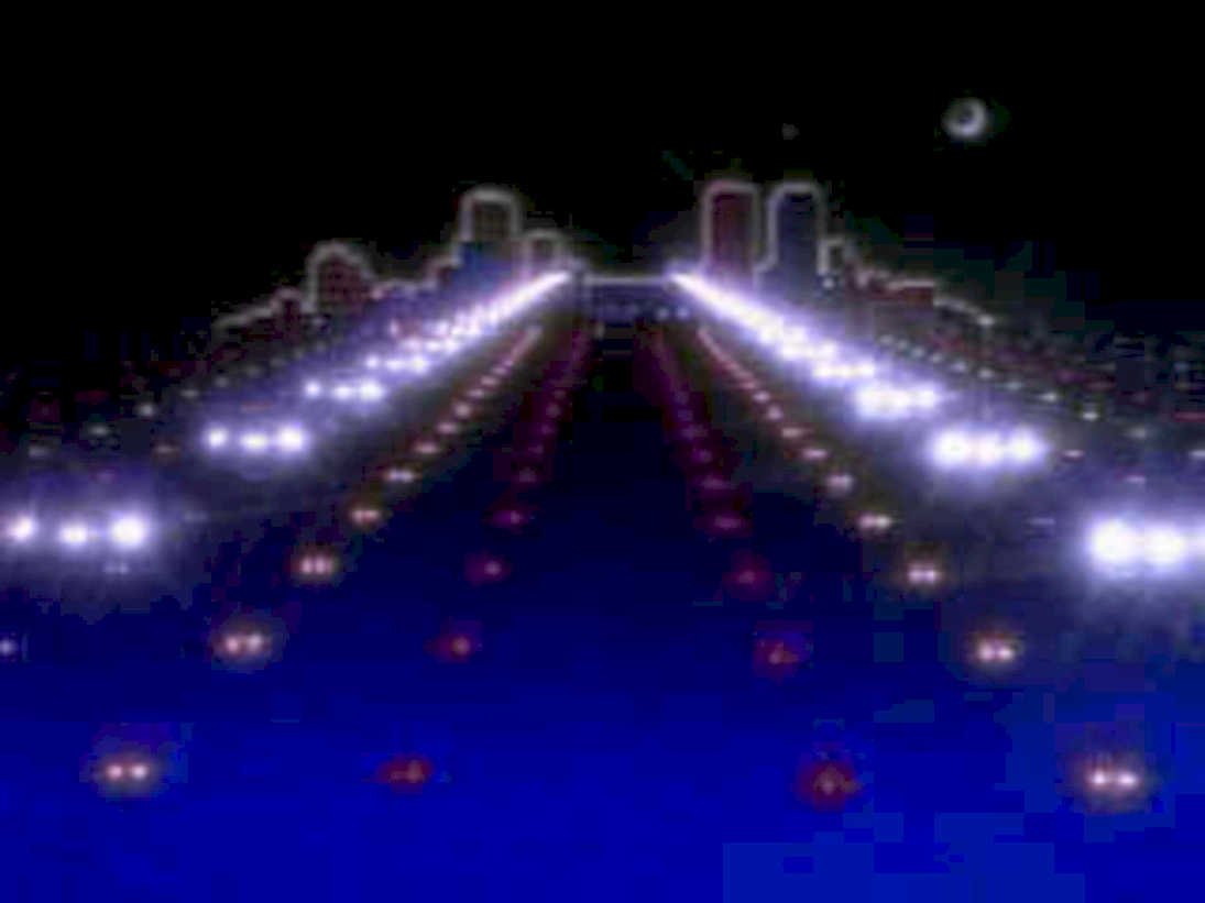 night cityscape lights1980s 1990s A4 Photo Print